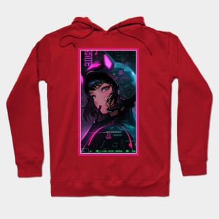 Anime Race Girl | Special Anime Artwork | Pink Red Black Blue Chibi Manga Anime Art Hoodie